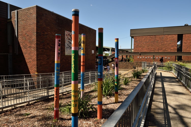 Image of BHS school yard